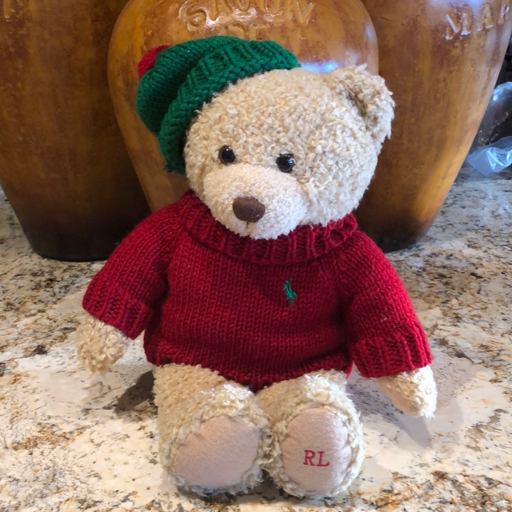Adorable, red and green 2006 Polar Bear